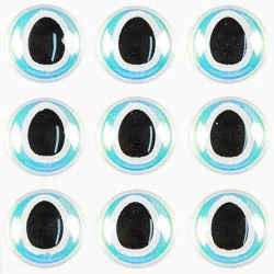 Hareline Dubbin, Inc. Fly Tying Materials Oval Pupil Eyes