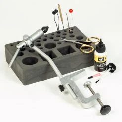 Orlando Outfitters Fly Tying Tools Fly Tying Tool Kit With Renzetti Apprentise Vise