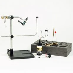 Orlando Outfitters Fly Tying Tools Fly Tying Tool Kit: Renzetti Traveler, RH, Pedestal Base